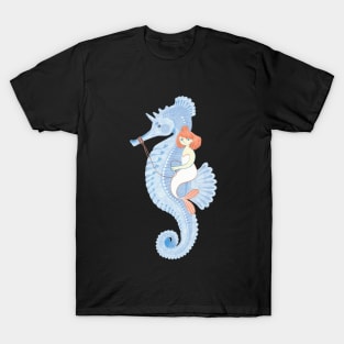 The amazing seahorse tamer! T-Shirt